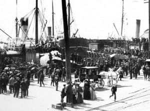 Skagway - gold rush embarquement